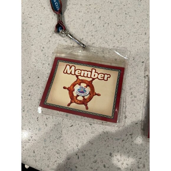 Early 2000's Disney Vacation Club "Member Celebration" Lanyard, Blue & Red - - Picture 4 of 5